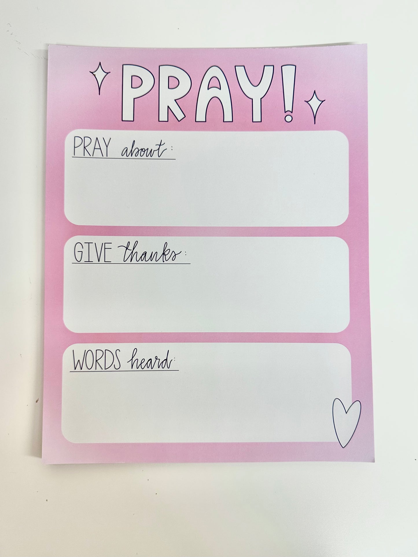 Prayer Notepad