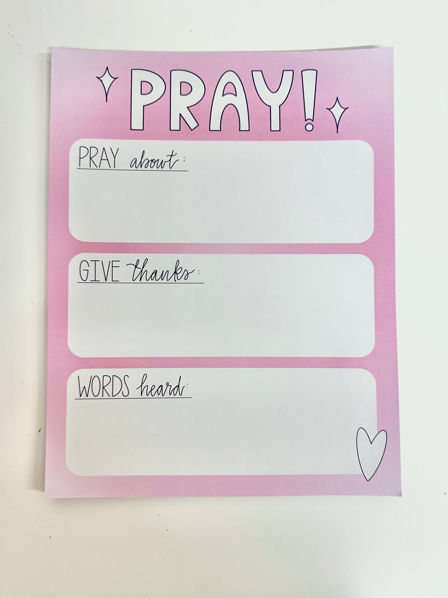 Prayer Notepad