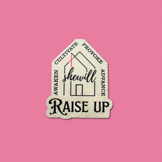 Logo Raise Up Sticker