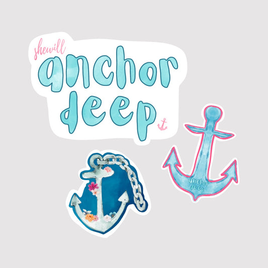 Stickers Anchor Deep